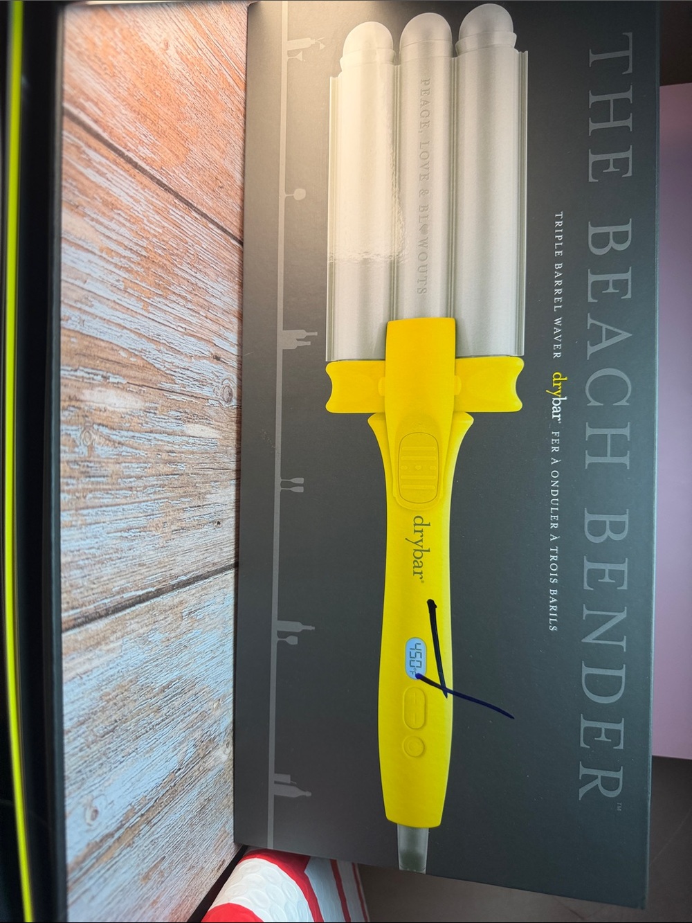 Drybar Beach Bender Triple Barrel Waver in Yellow